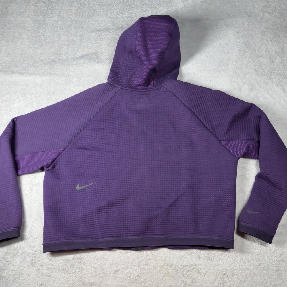 Nike City Ready Fleece Full-Zip Hoodie CI9432-525 Purple Women's L Workout - Picture 9 of 10